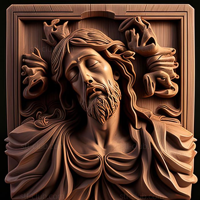 3D model st jesus (STL)